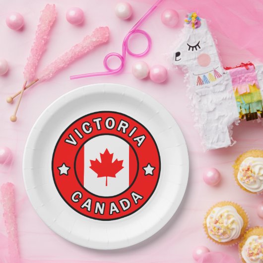 Victoria Canada Papieren Bordje (Feest)