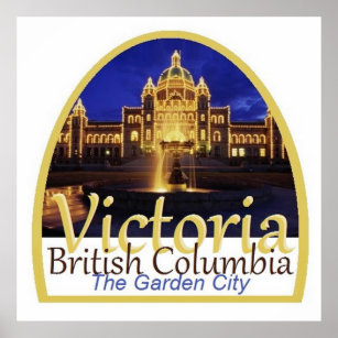VICTORIA Canada Poster