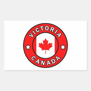 Victoria Canada Rechthoekige Sticker