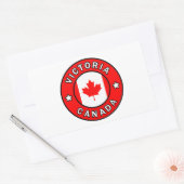 Victoria Canada Rechthoekige Sticker (Envelop)