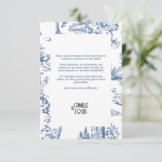 Victoria Card Bedankkaart (Staand voorkant)