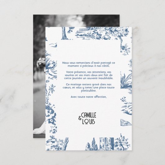 Victoria Card Bedankkaart (Voorkant / Achterkant)