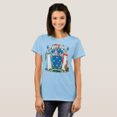 Victoria Coat of Arms T-shirt (Voorkant volledig)