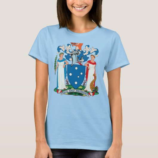 Victoria Coat of Arms T-shirt (Voorkant)