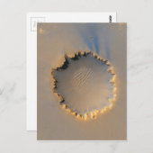 Victoria Crater Mars Briefkaart (Voorkant / Achterkant)