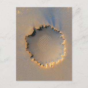 Victoria Crater Mars Briefkaart