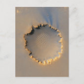 Victoria Crater Mars Briefkaart (Voorkant)
