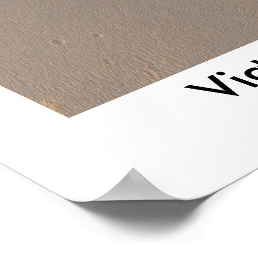 Victoria Crater Mar's Rover Landing Site Poster