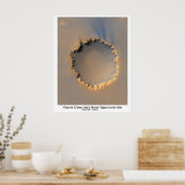 Victoria Crater Mar's Rover Landing Site Poster (Keuken)