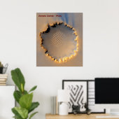 Victoria Crater - Meridiani Planum - Mars Poster (Thuiskantoor)