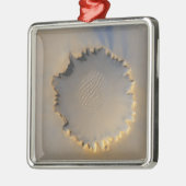 Victoria Crater op Mars Metalen Ornament (Links)