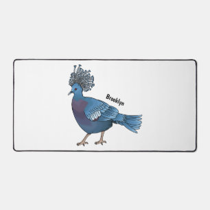Victoria crowed duivenvogelschilderij cartoon illu bureaumat
