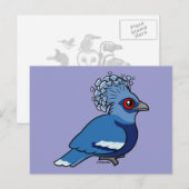 Victoria Crowned Pigeon Briefkaart (Voorkant / Achterkant)