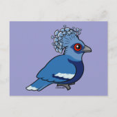 Victoria Crowned Pigeon Briefkaart (Voorkant)