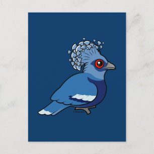 Victoria Crowned Pigeon Briefkaart