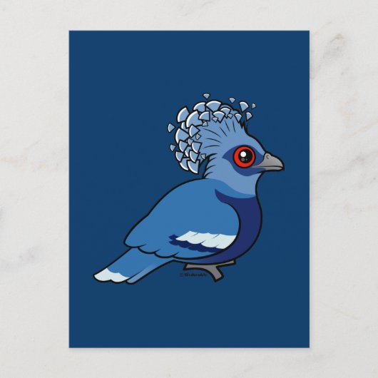 Victoria Crowned Pigeon Briefkaart (Voorkant)