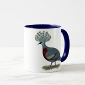 Victoria Crowned Pigeon Mok (Voorkant rechts)
