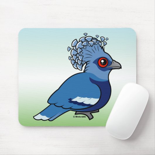 Victoria Crowned Pigeon Muismat (Met muis)