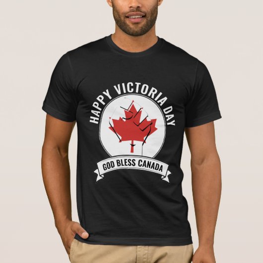 VICTORIA DAG God zegene CANADA T-shirt (Voorkant)