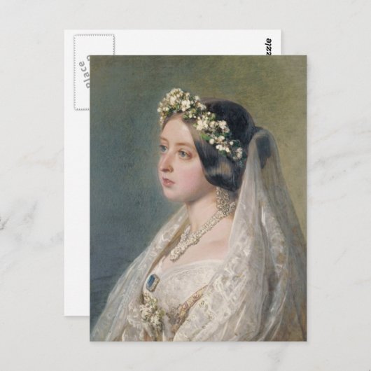 Victoria de Bruid Briefkaart (Voorkant / Achterkant)