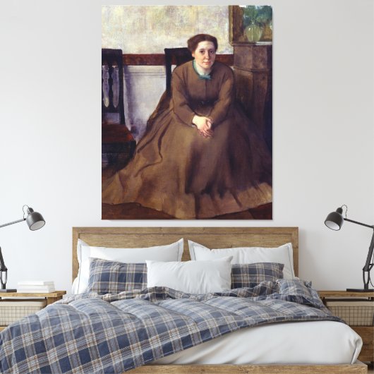 Victoria Dubourg van Edgar Degas Canvas Afdruk (Insitu (Slaapkamer))