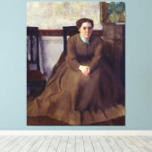 Victoria Dubourg van Edgar Degas Canvas Afdruk (Insitu (Houten vloer))