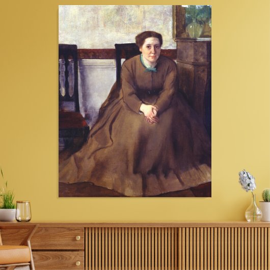 Victoria Dubourg van Edgar Degas Canvas Afdruk (Insitu (Woonkamer))