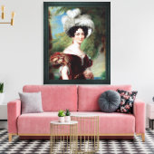 Victoria, Duchess van Kent, van George Hayter Canvas Afdruk (Insitu (Woonkamer))