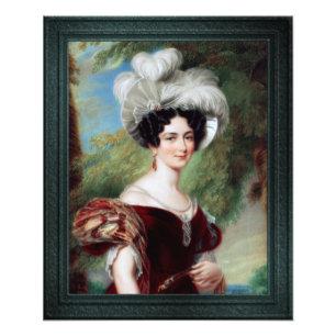 Victoria, Duchess van Kent, van George Hayter Foto Afdruk