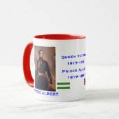 Victoria en Albert* Portret Mok (Voorkant links)