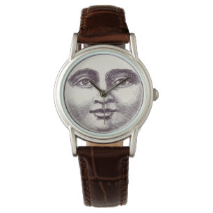  Victoria Era "Moon Face" horloge