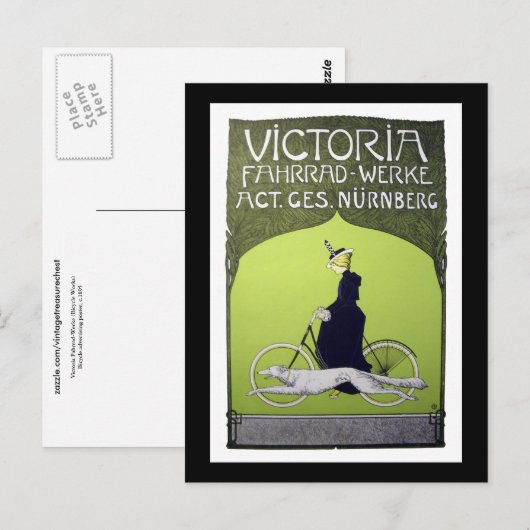 Victoria Fahrrad-Werke fiets Briefkaart (Voorkant / Achterkant)