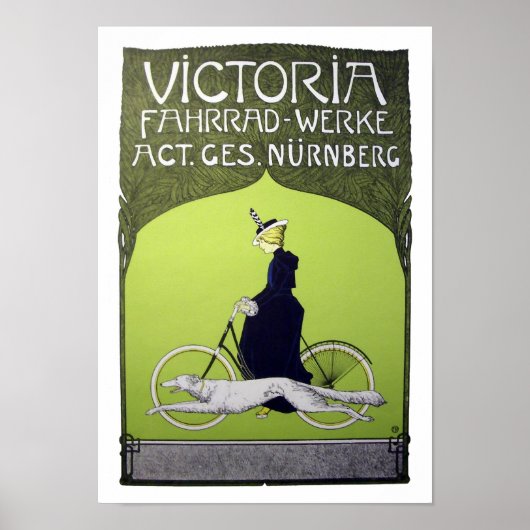 Victoria Fahrrad-Werke  fiets Poster (Voorkant)