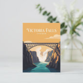 Victoria Falls-brug Zimbabwe Briefkaart (Staand voorkant)