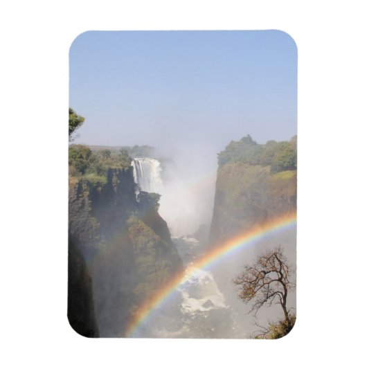 Victoria Falls Rainbow Waterfall Photo Magneet (Verticaal)