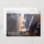 Victoria Falls, Zambia Postcard Briefkaart (Voorkant / Achterkant)