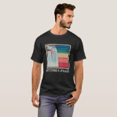 Victoria Falls Zambia Waterfall Souvenir Africa Zi T-shirt (Voorkant volledig)