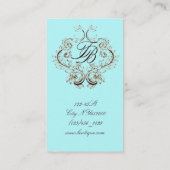 Victoria Fancy Boutique Blue Visitekaartje (Achterkant)