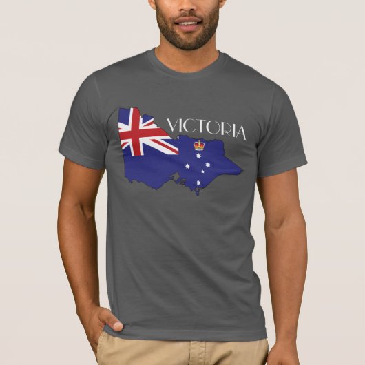 Victoria Flag-Map Shirt (Voorkant)