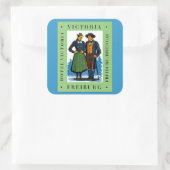 Victoria ~ Freiburg Vierkante Sticker (Tas)