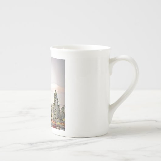 Victoria Harbor BC Porselein Kop (Rechts)