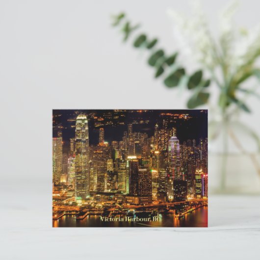 Victoria Harbor, Brits-Columbia Briefkaart (Staand voorkant)