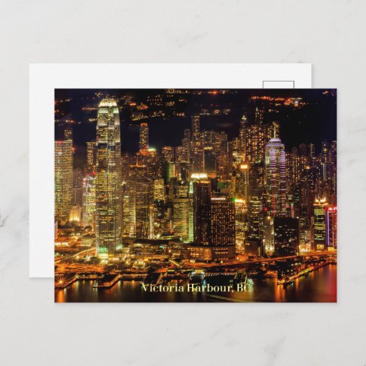 Victoria Harbor, Brits-Columbia Briefkaart (Voorkant / Achterkant)