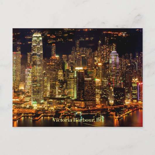 Victoria Harbor, Brits-Columbia Briefkaart (Voorkant)