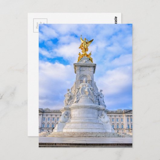 Victoria-herdenkingsmonument, Buckingham Palace, L Briefkaart (Voorkant / Achterkant)