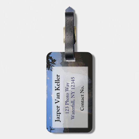 Victoria Herfst 1 Bagagelabel (Achterkant verticaal)