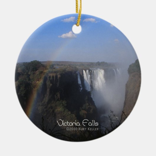 Victoria Herfst 2 Keramisch Ornament (Voorkant)