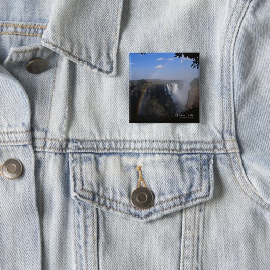 Victoria Herfst 2 Vierkante Button 5,1 Cm (In situ)