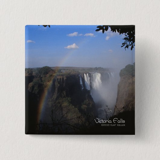 Victoria Herfst 2 Vierkante Button 5,1 Cm (Voorkant)