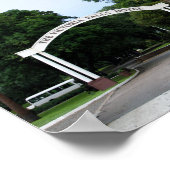 Victoria Herfsten Hotel Entrance 12 x 8 inch Poster (Hoek)